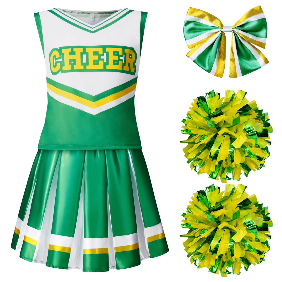 Cheerleader Costume for Girls, Cute Cheerleading Outfit, Cheer Uniform