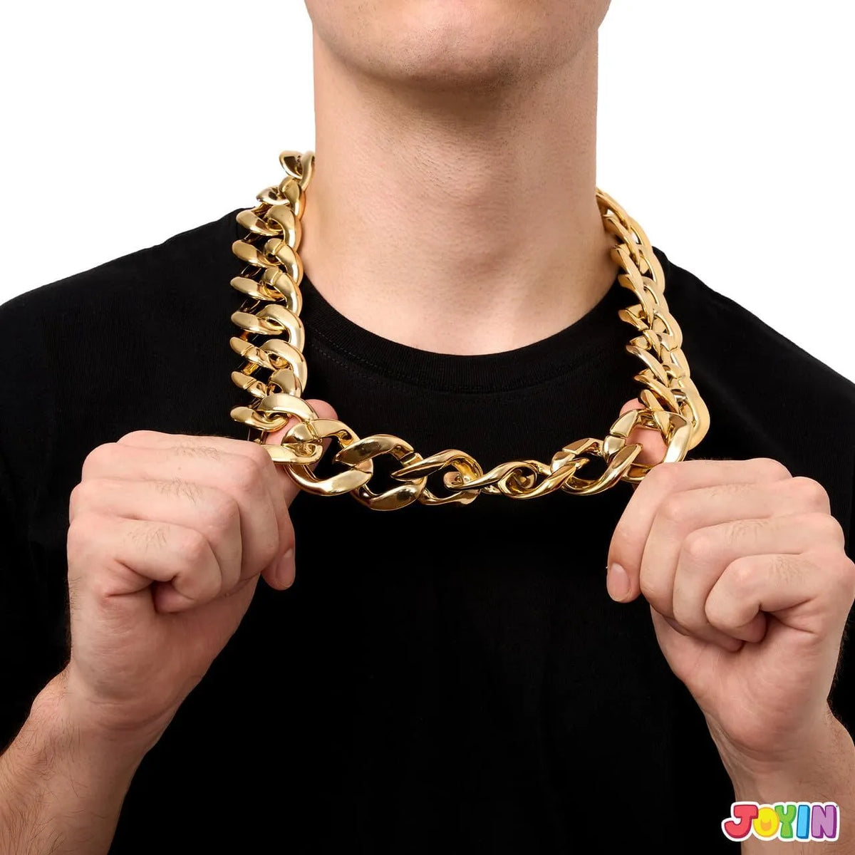 Big fake gold chains clearance