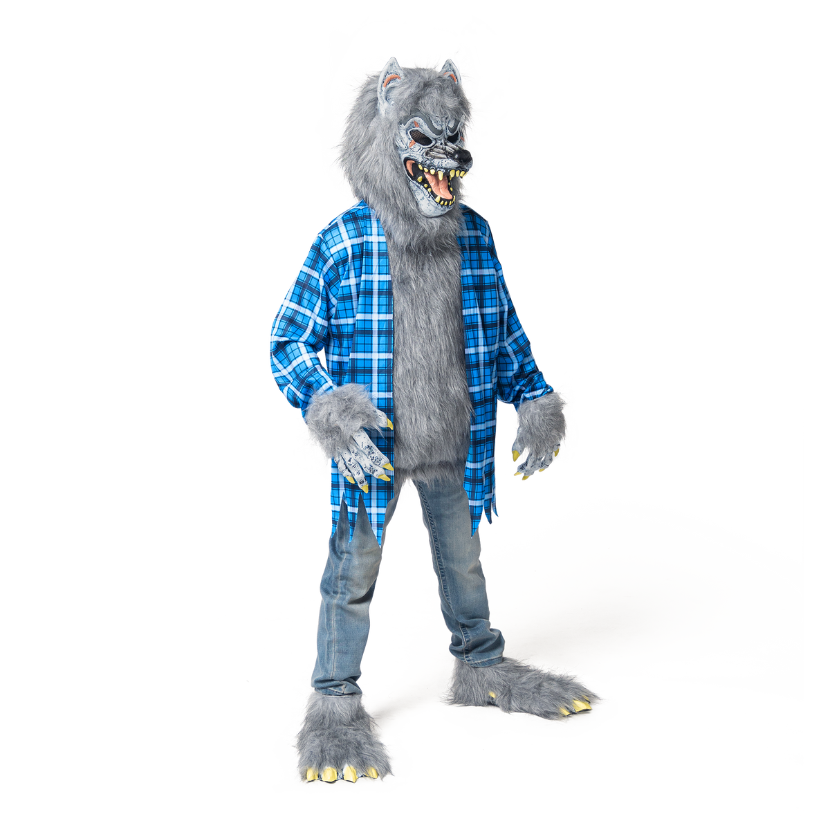 Ragged Werewolf Costume, Blue Child Spooktacular Creations