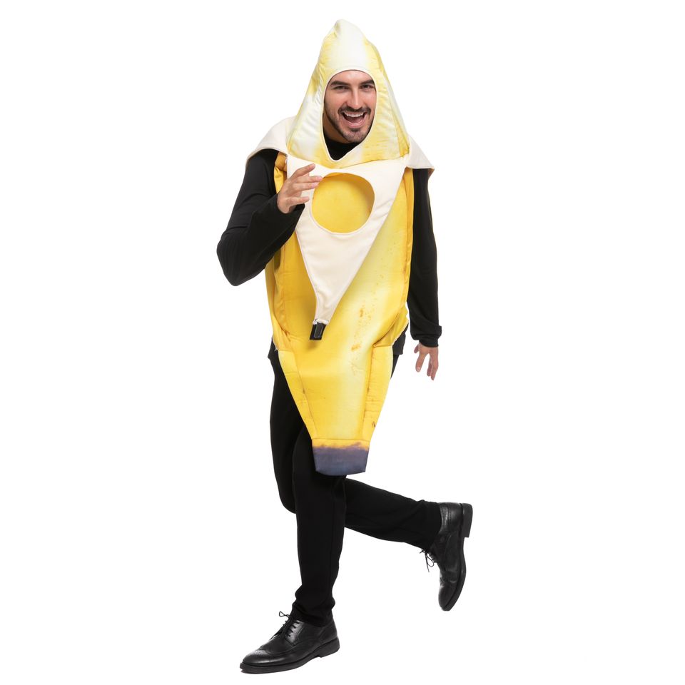 Spooktacular Creations Pelado Plátano Disfraz de Adulto Para Halloween  Cosplay Traje de Banana Costume Pijama (L) : : Juguetes y juegos