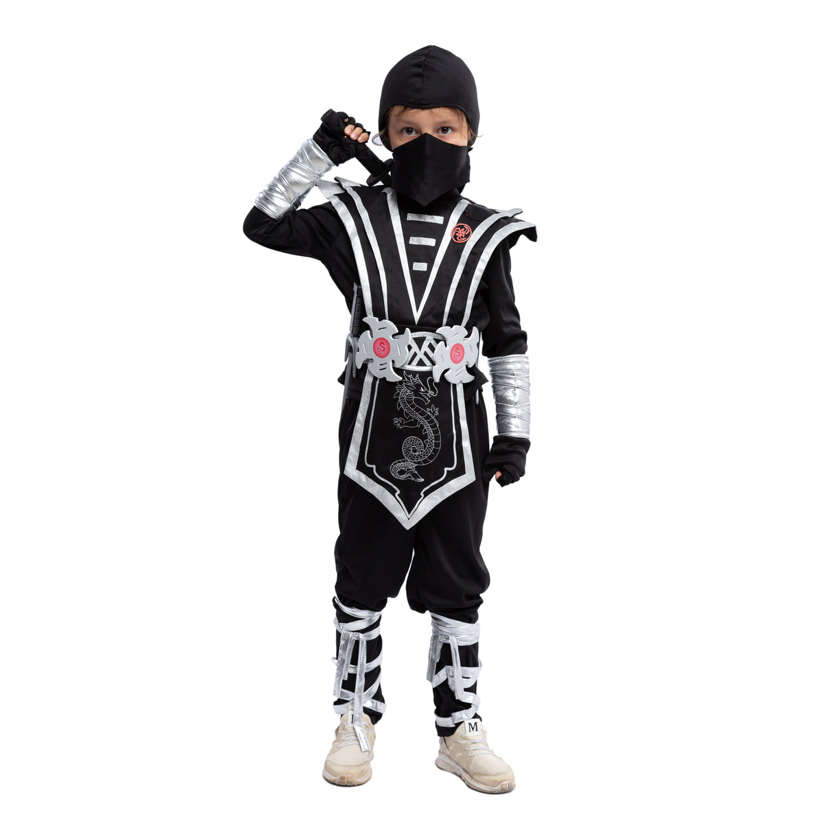 Silver Ninja Costume Set Child Spooktacular Creations