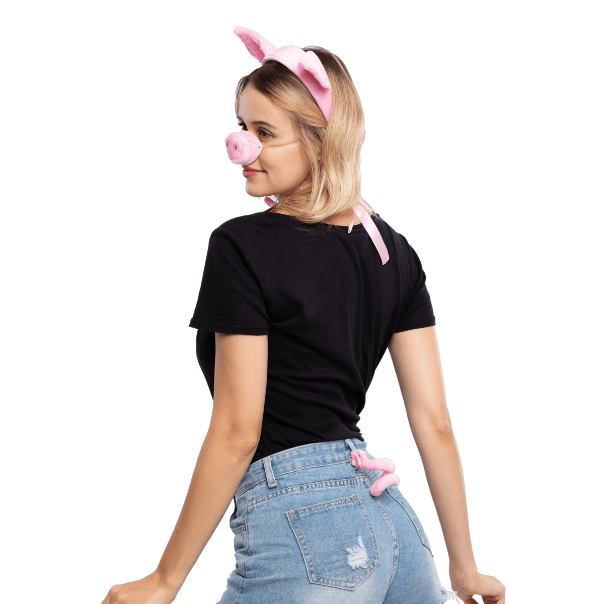 16 Pieces Pig Costume Set Pig Ears Headband Nose