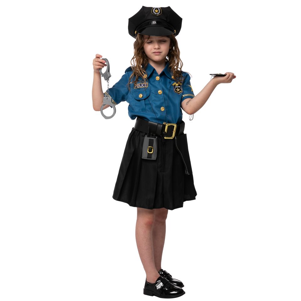 Police Officer Accessory Kit Kids Costume Multicoloured