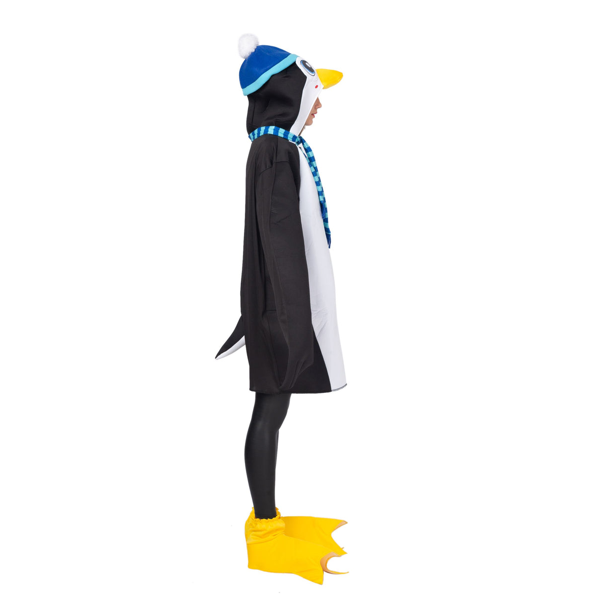 Adult Women's Penguin Furry Hood Costume