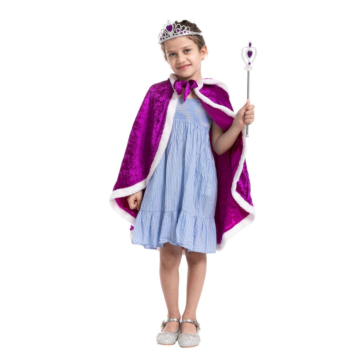Princess Costume Accessories Set (Purple) SPOOKTACULAR Spooktacular