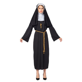 Nun Cosplay Costume for Women