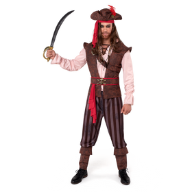 Spooktacular Creations-Mens Caribbean Pirate Adult Halloween Costume