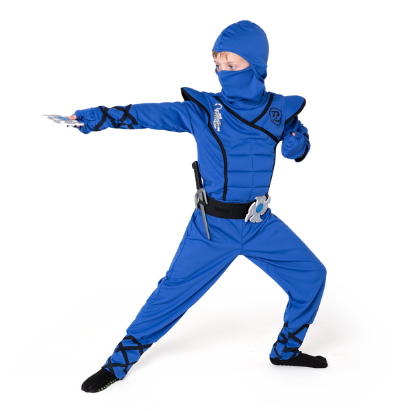 Spooktacular Creations-Blue Ninja Halloween Costume for Kids