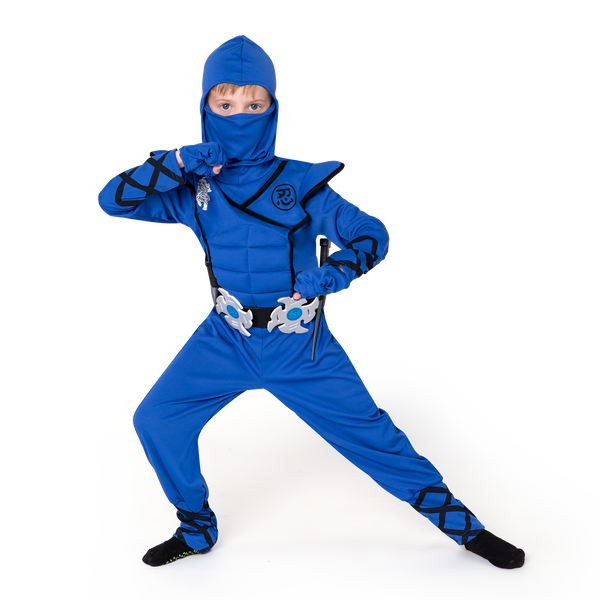 Spooktacular Creations-Blue Ninja Halloween Costume for Kids