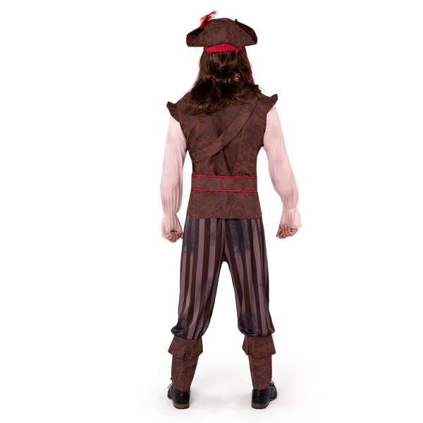 Spooktacular Creations-Mens Caribbean Pirate Adult Halloween Costume
