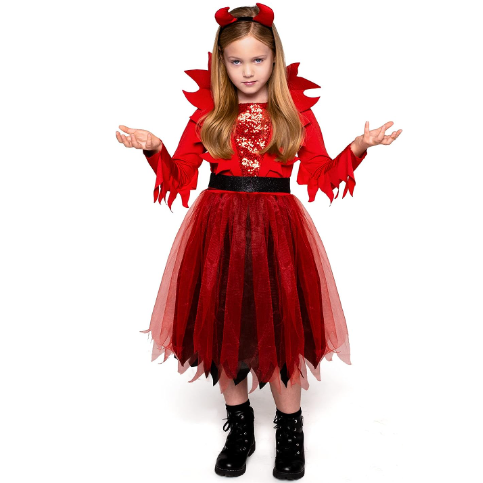 Spooktacular Creations Girl Devil Costume Dress