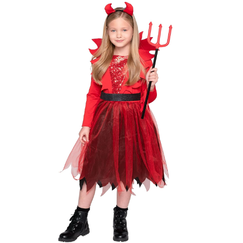 Spooktacular Creations Girl Devil Costume Dress