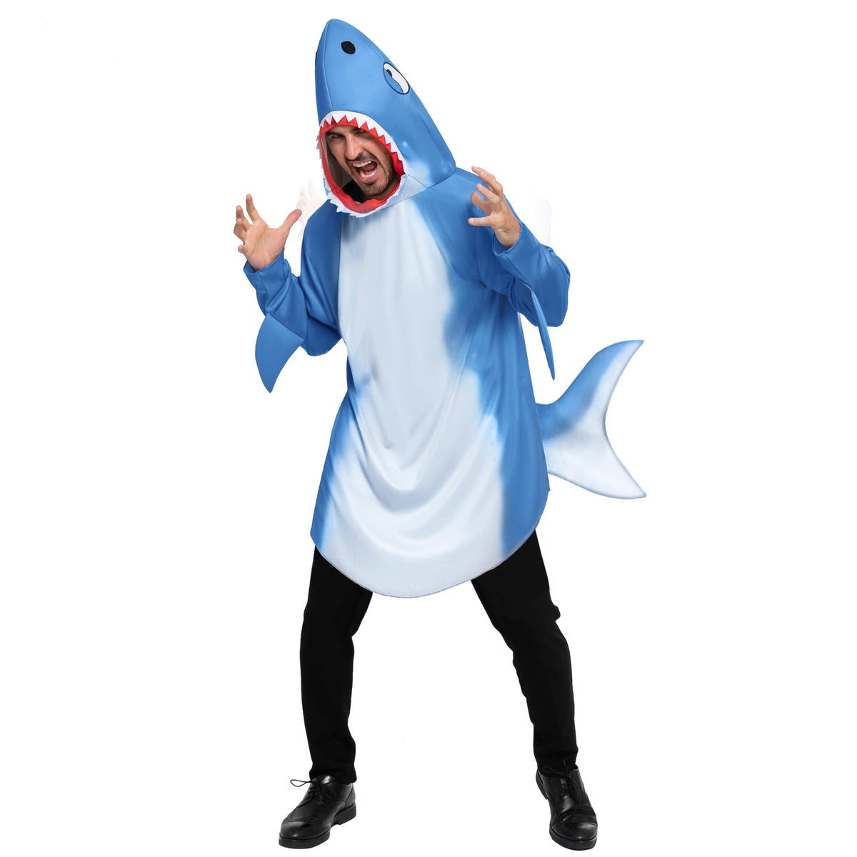Shark Costume for Adult Halloween Costume Party | Spooktacular Creations
