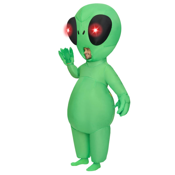 Adults Alien Inflatable Costumes with Light Up Eyes