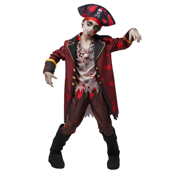 Boy Pirate Zombie Halloween Costume