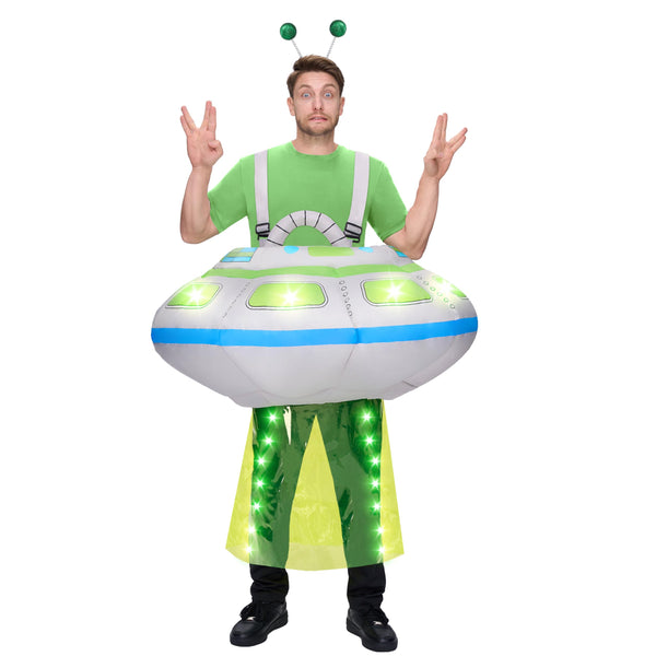 Light-Up Spaceship Halloween Inflatable Costume