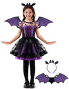 Halloween Girl Purple Bat Tutu Costume