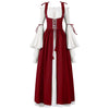 Burgundy Halloween Renaissance Costume Women