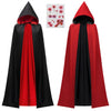 Adult Unisex Vampire Costume Accessories Halloween Vampire Cape