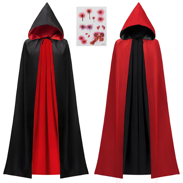 Adult Unisex Vampire Costume Accessories Halloween Vampire Cape