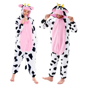 Halloween Cow Pajama - Adult Unisex Cow Costume