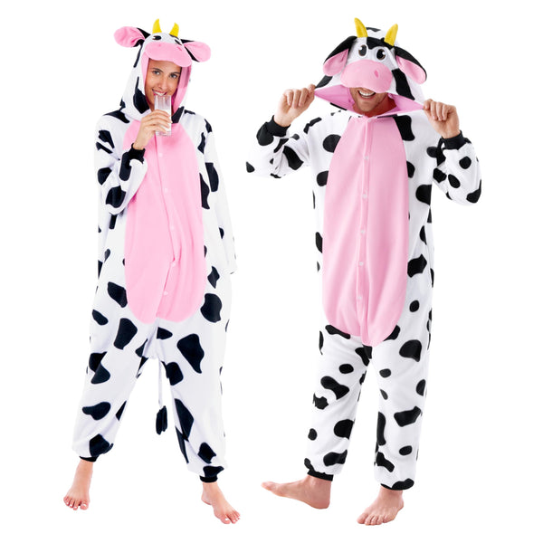 Halloween Cow Pajama - Adult Unisex Cow Costume