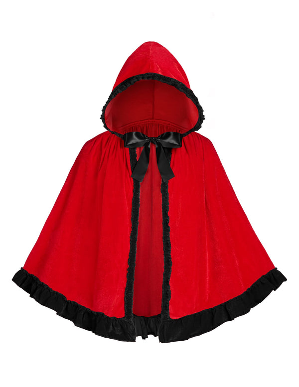 Halloween Red Riding Hood Cape for Adult Women