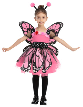 Kids Butterfly Costume with Wings Headband