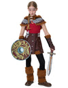 Halloween Child Girl Viking Dragon Trainer Costume