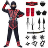 Red Ninja Costume Cosplay - Child