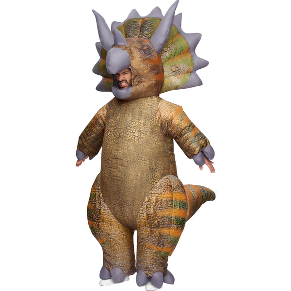 Realistic Triceratops Blow Up Dinosaur Costumes