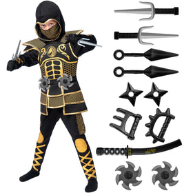 Golden Ninja Costume for Boys