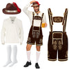 Men’s German Bavarian Oktoberfest Costume Set - Dark Brown