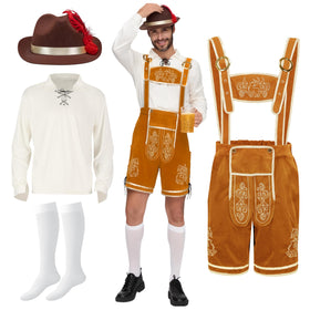 Men’s German Bavarian Oktoberfest Costume Set - Ginger