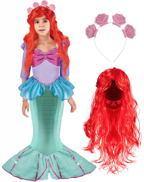 Child Girl Mermaid Costume