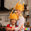 3 PCS Thanksgiving Plush Roasted Turkey Hats