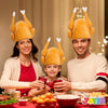 3 PCS Thanksgiving Plush Roasted Turkey Hats