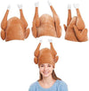 3 PCS Thanksgiving Plush Roasted Turkey Hats