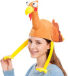 Plush Turkey Gobbler Hat with Long Neck