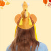 Plush Turkey Gobbler Hat with Long Neck