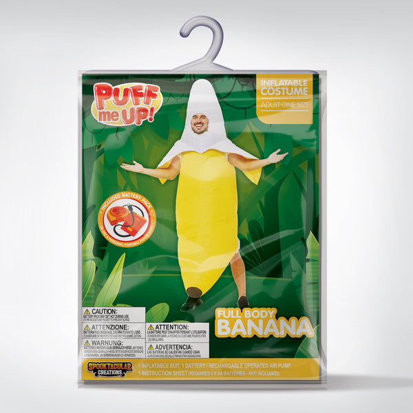 Full body Inflatable Banana Costume Adult