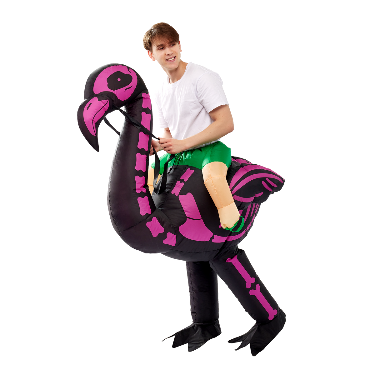 SPOOKTACULAR | Ride-on Skeleton Flamingo Adult | Spooktacular Creations