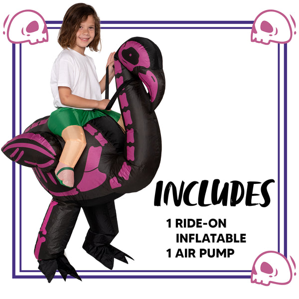 Ride-on Skeleton Flamingo Kid