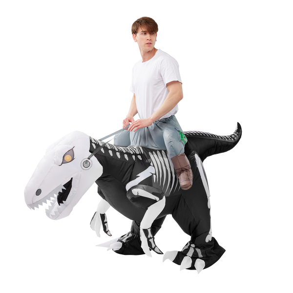 Ride-on Skeleton Raptor Inflatable