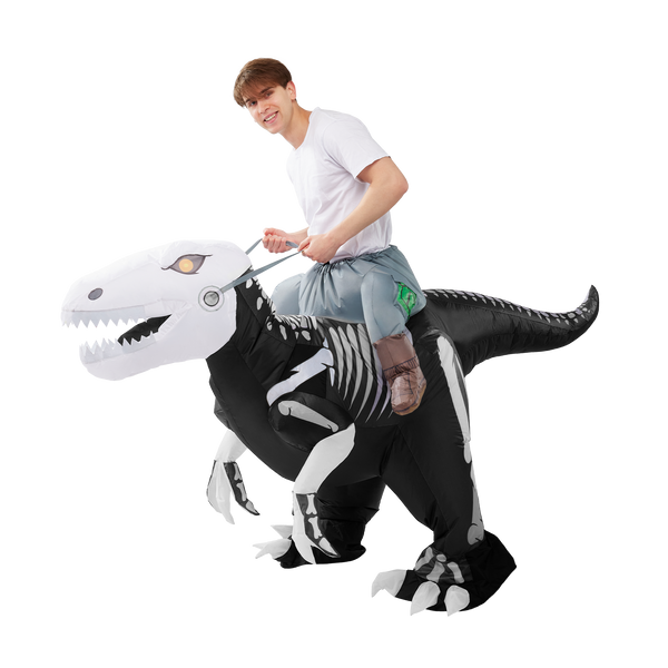 Ride-on Skeleton Raptor Inflatable