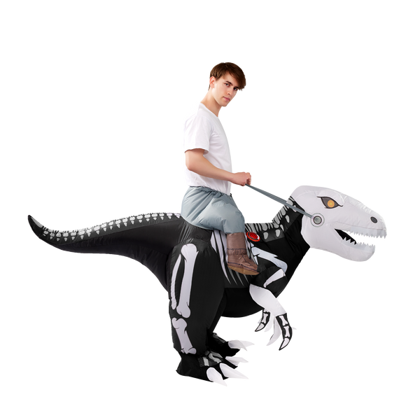 Ride-on Skeleton Raptor Inflatable