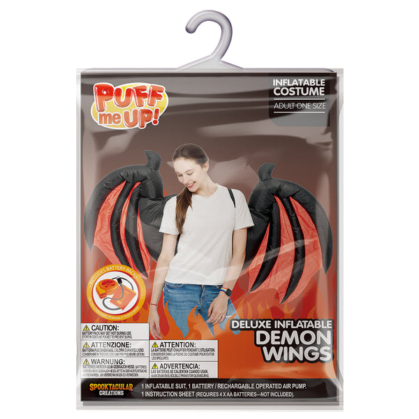 Inflatable Demon Wings For Cosplay- Adult
