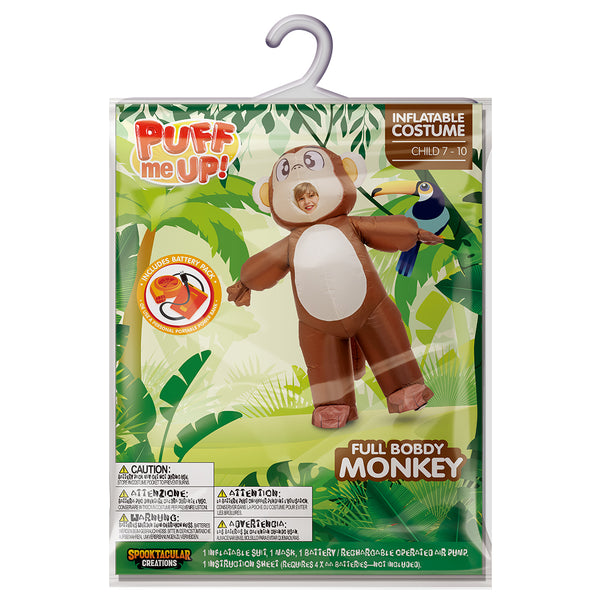 Inflatable Full Body Monkey Costume Cosplay- Child