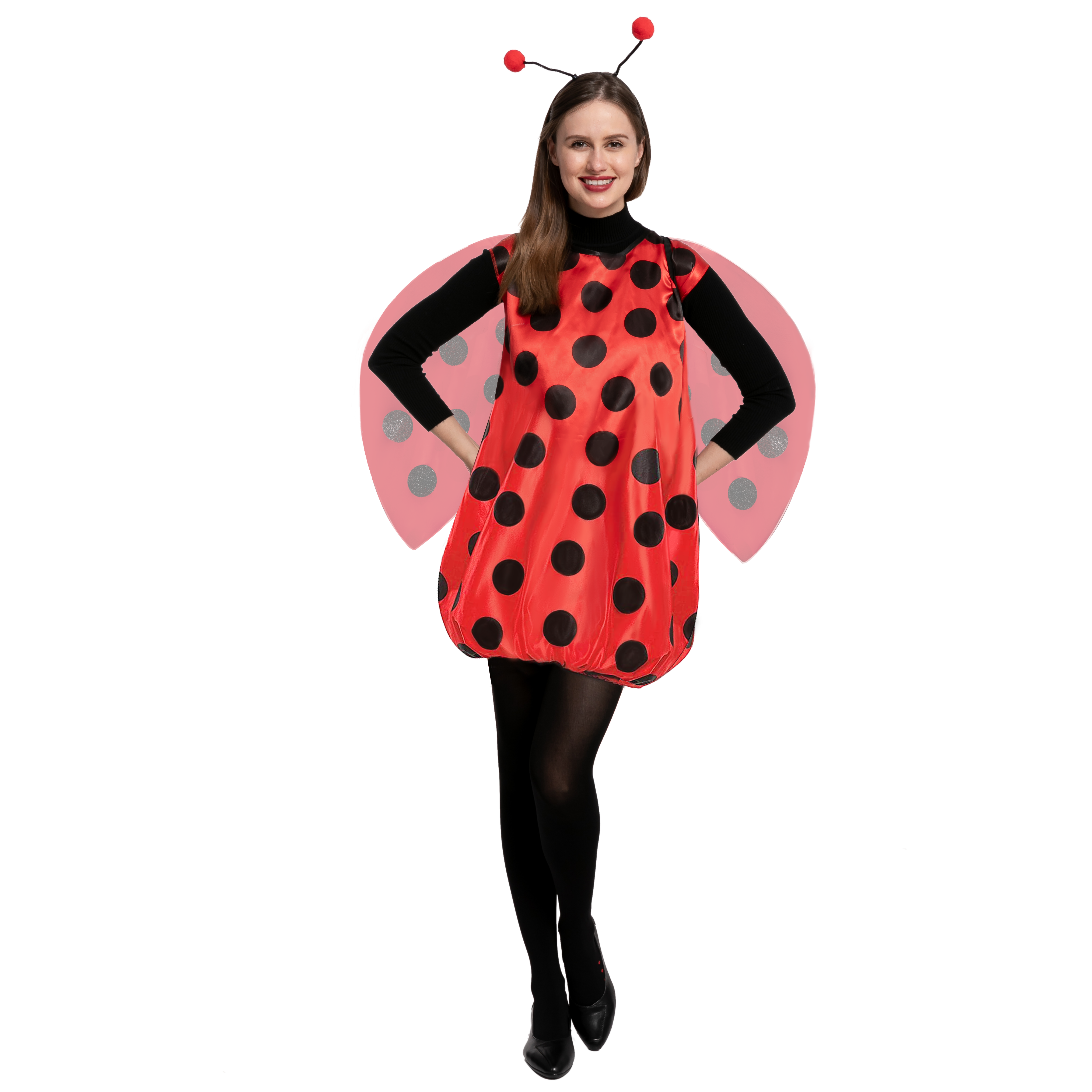 Ladybug Women Costume- Women- SPOOKTACULAR