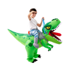 Green Tyrannosaurus Ride-On-Inflatable Costume